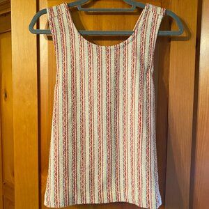 Red, White, and Blue Stripped Madewell top